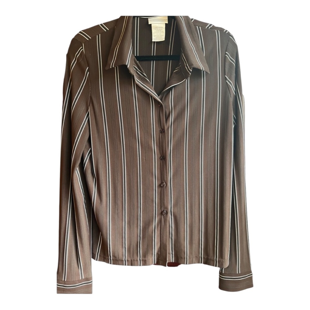 Worthington button up blouse, size large.